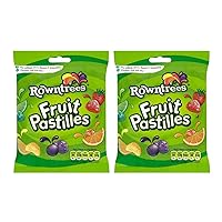 Rowntrees Fruit Pastilles Bag 143g (Pack of 2)