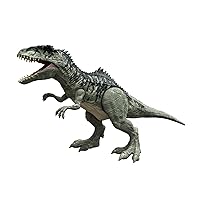 Mattel Jurassic World Super Colossal Giganotosaurus Dinosaur Action Figure Toy, 3-ft+ Long with Eating Feature