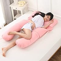 Multifunctional pillow for pregnant women multifunctional pillow type u pillow for sleeping on the side of the waist pillow sleeping pillow sleeping pillow Cushion for belly-C 150x85 cm (59x33 inches)