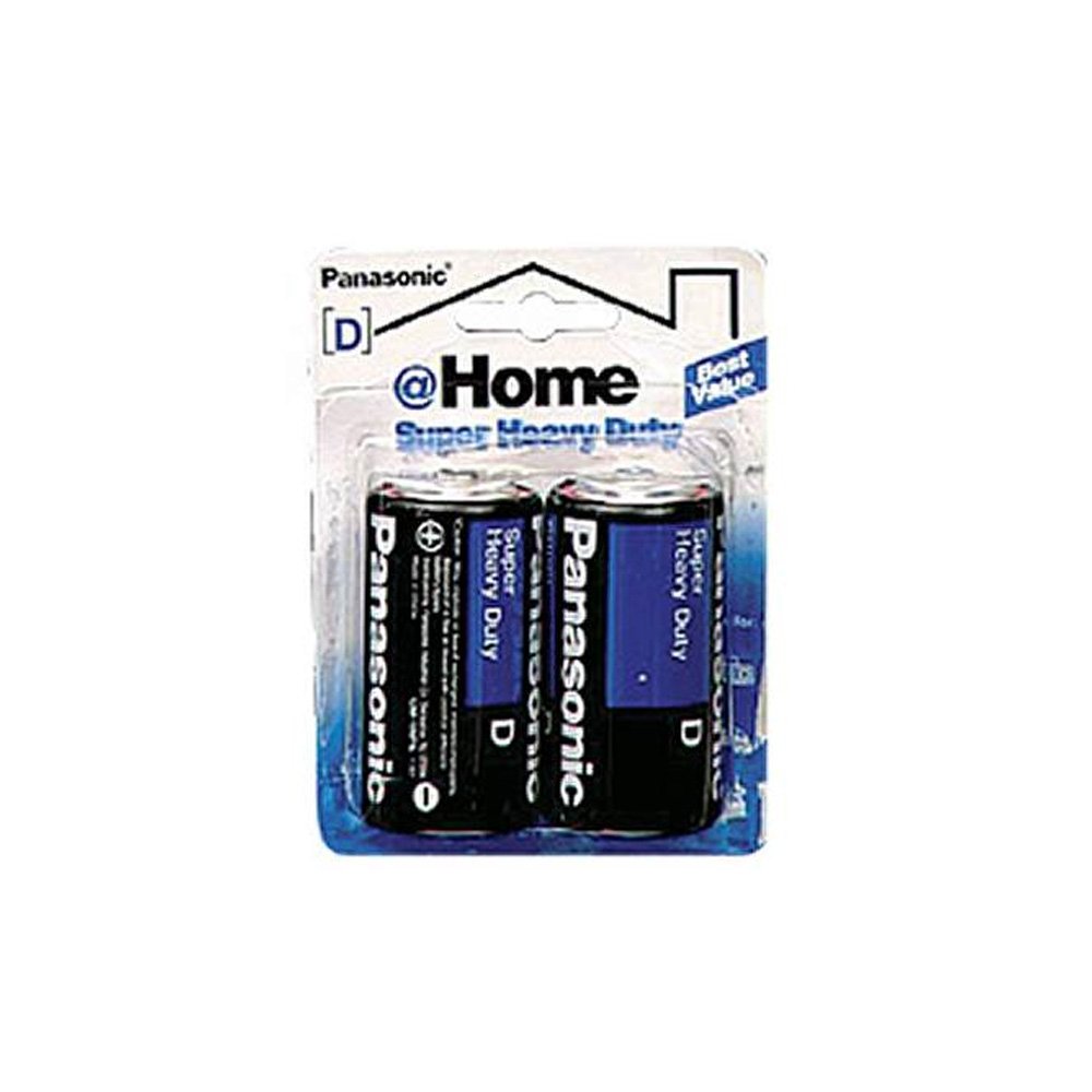 Panasonic Batteries Super Heavy Duty Batteries, 2 Count