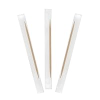 Mint Individual Cello Wrapped Toothpicks, Package of 1000, 1-Pack, Beige