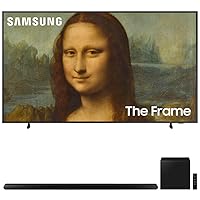 Samsung QN65LS03BA 65 inch The Frame QLED 4K UHD Quantum HDR Smart TV Bundle HW-S800B 3.2.1ch Soundbar (Black) with Wireless Dolby Atmos DTS:X