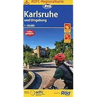 Karlsruhe & env. cycling map