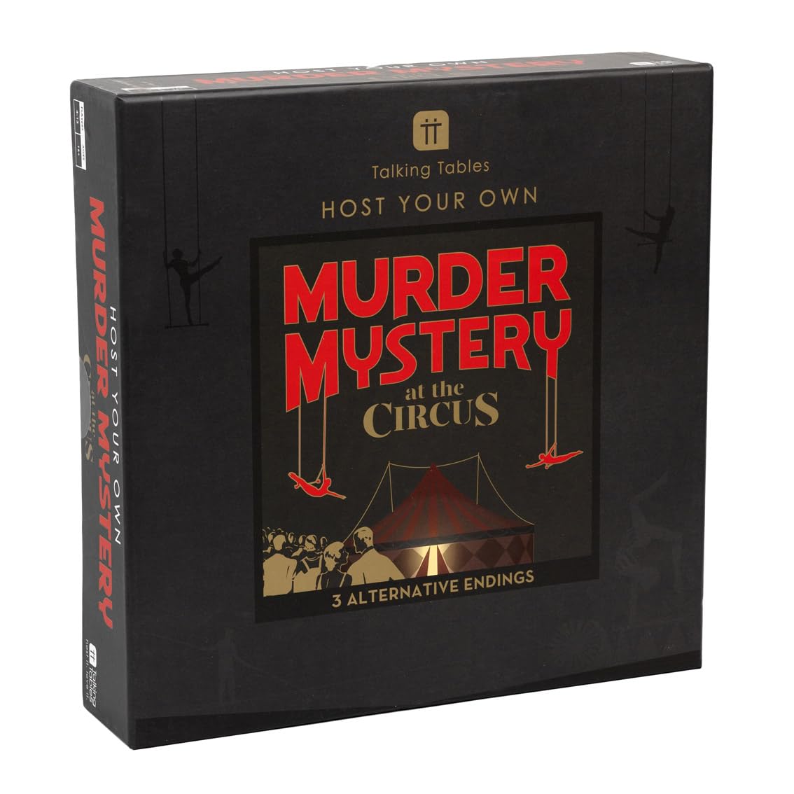 Talking Tables Circus Murder Mystery Game at Home Host Your Own Games Night and Solve The Crime for Dinner Party, Birthday, Entertainment for Adults, Teenagers,