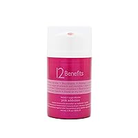 12 Benefits Pink Addiction Argan Oil Balm - Blow Dry/Air Dry Hair Cream Keratin + Argan Oil Infusion - Frizz Free Styler that Rejuvenates, Smooths, and Strengthens Hair (1.7 Fl Oz)