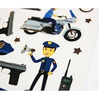 Stickers - Police - Gold