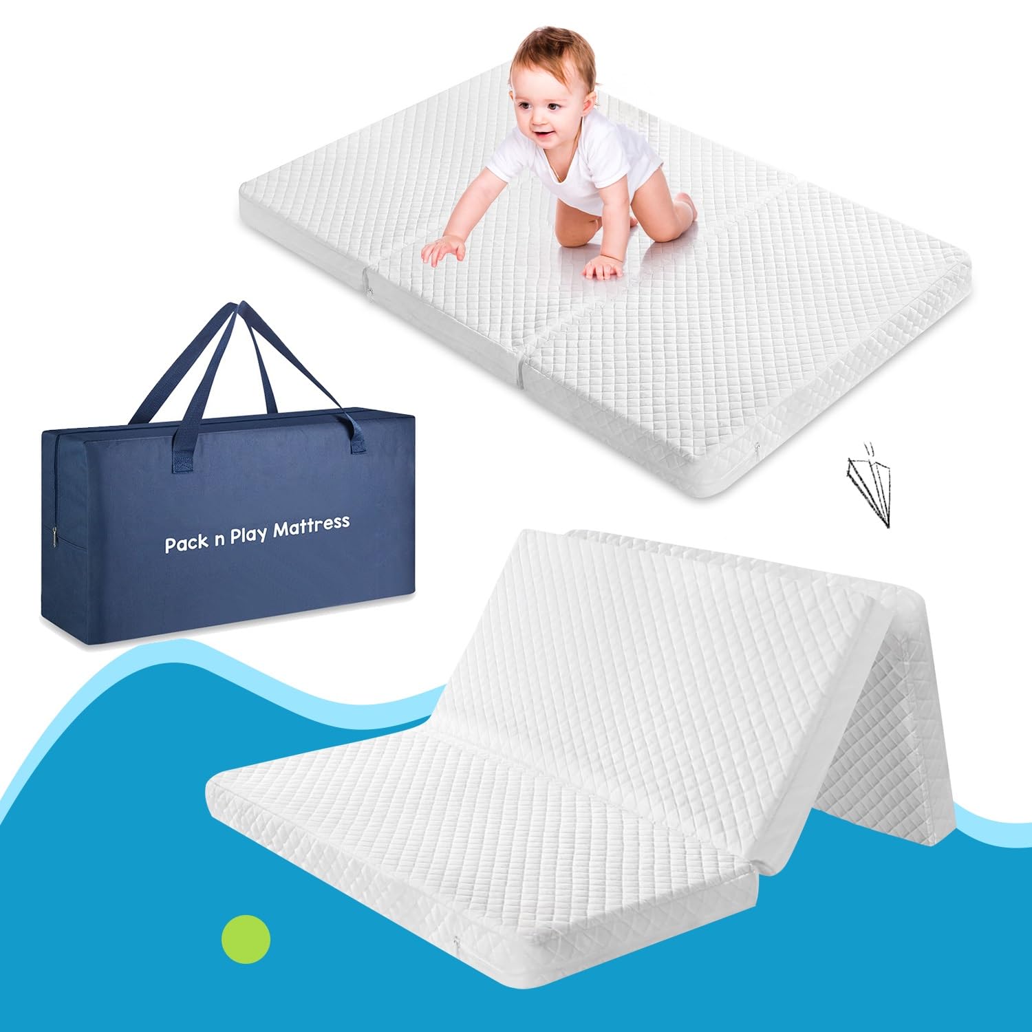 wOod-it Crib Mattress, 38'' x 26'' x 2.5