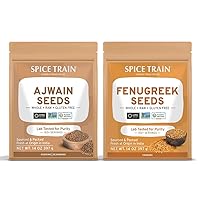 SPICE TRAIN, Fenugreek Seeds (397g) + Ajwain