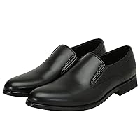 Men's Leather Slip-on Set of Business Casual Loafers Classic Formal Shoes
