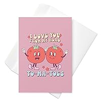 Valentines Day Greeting Card (Envelope Included) | I Love You From My Head To-Ma-Toes
