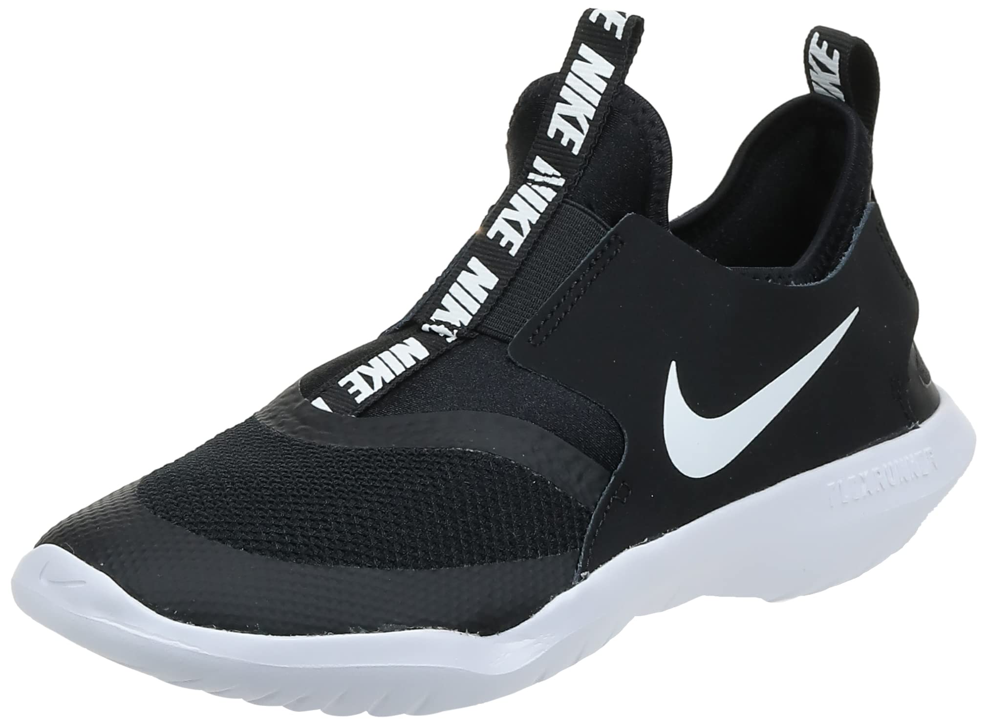 Nike Flex Runner (Infant/Toddler) Black/White 9 Toddler M