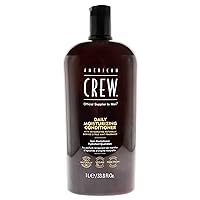 Men's Conditioner by American Crew, Daily Conditioner for Soft, Manageable Hair, Naturally Derived, Vegan Formula, Citrus Mint, 33.8 Oz