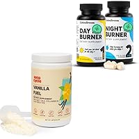 ColonBroom Day & Night Burner Supplements, Weight Management Pills (60 Servings) + Keto Cycle Collagen Protein Powder with MCT Oils & Electrolytes Powder (20 Servings) Bundle, 3 Items