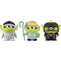 Mattel Pixar Alien Remix 3-Pack Bo Peep, Edna Mode & EVE 3-in Mashup Character Figures in a Pizza Box Package, Disney Pixar Toy Story 4 Movie Collector Toys, Gift Ages 6 Years & Up,GYD06