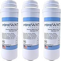 PureWater Replacement Water Filter Cartridge for Keurig P versions B150, K150 B155, K155 & all K2500 K3000 B3000SE K3500 K4000 (Pack of 3)