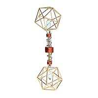 Crystal Wand - Meditation Healing Tool - Metatron Vajra with Magnets & Copper Wire - 10