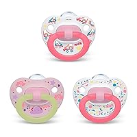 NUK Orthodontic Pacifier Value Pack, Girls Fashion, 6-18 Months