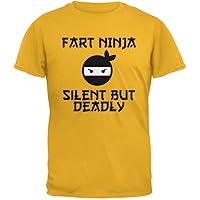 Fart Ninja Gold Adult T-Shirt - Large