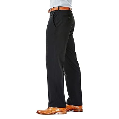 Haggar Men's Cool 18 Flat Front Pant Reg. and Big & Tall Sizes