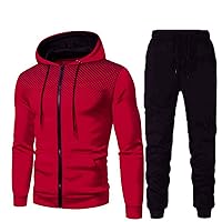 Mens Track Suits 2 Piece Set Hoodie Jogger Pants Sweatsuits Athletic Jogging Clothes Two Piece Outfits Sportswear