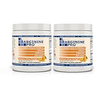 L-ARGININE PRO | L-arginine Supplement Powder | 5,500mg of L-arginine Plus 1,100mg L-Citrulline (Orange, 2 Jars)