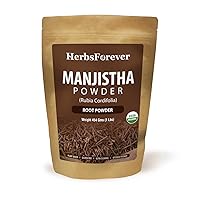 Manjistha Powder – Rubia Cordifolia – Skin Care Herb – Support Detoxification and Purification – Non GMO, Organic, Vegan – 454 GMS