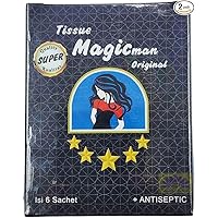 Tissue Super Magic Man Wet Wipes Tissue Longer Delayed and Prevent Premature Ejaculation for Pleasure Sexual Experience 2 Pack