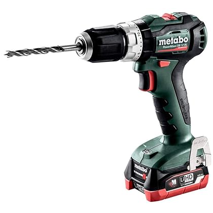 Metabo - 12V Powermaxx Compact Brushless Hammer Drill/Driver Kit 2X 4.0Ah Lihd (601077520 12 BL 4.0), 12V Line