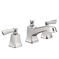 Moen 84926 Conway Two-Handle Widespread Bathroom Sink Faucet with Valve Included, Chrome