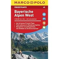 Marco Polo FZK45 Bayerische Alpen West: Toeristische kaart 1:100 000 (German Edition)