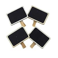 Chalkboard Tag Clothespins, Rectangle, 2-inch, 4-Pack
