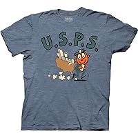 Ripple Junction USPS Men's Short Sleeve T-Shirt U.S. Mail United States Postal Service Mr. Zip Zippy Officially Licensed