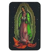 Religious & Catholic, 25pc Holographic 3D Prayer Card - Lady of Guadalupe