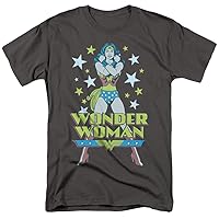 Popfunk Classic Wonder Woman Stars T Shirt