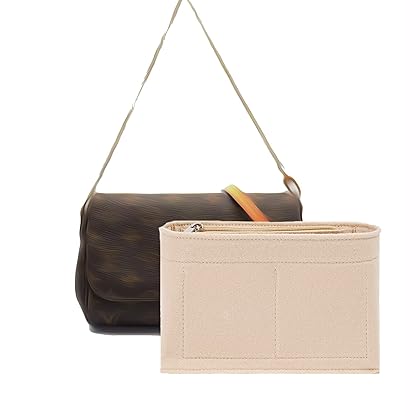 OOD Felt wallet manager bag handbag pocket multi bag accessories pocket zipper bag (beige)
