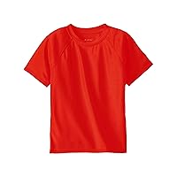 Boys' Short Sleeve UPF 50+ Rashguard Swim Shirt