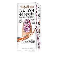 Sally Hansen Salon Effects Real Nail Polish Strips, Giving Lip, 16 Count