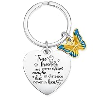 YATOJUZI Gifts for Mom,Thank You Gifts for Teacher Nurse Couple,Heart Keychain,Inspirational Gifts for Friends Sister Aunt