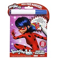 Miraculous Imagine Ink Magic Ink Pictures and Game Book with Mess Free Marker
