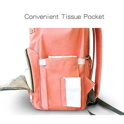Ticent Diaper Bag Backpack Multifunction Travel Back Pack Large Maternity Nappy Bag Baby Changing Bags with Stroller Straps, Waterproof and Stylish