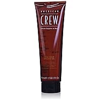 American Crew Men's Hair Gel, Firm Hold, Non-Flaking Styling Gel, 13.1 Fl Oz