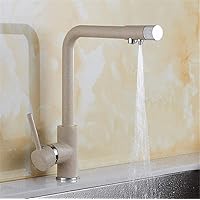 Faucets, Kitchen Faucets Filter Brass Chrome Crane Kitchen Water Sink Faucet Filter Hot and Cold Vegetables Kitchen Mixer Tap Drinking Water Filter Chrome/Beige