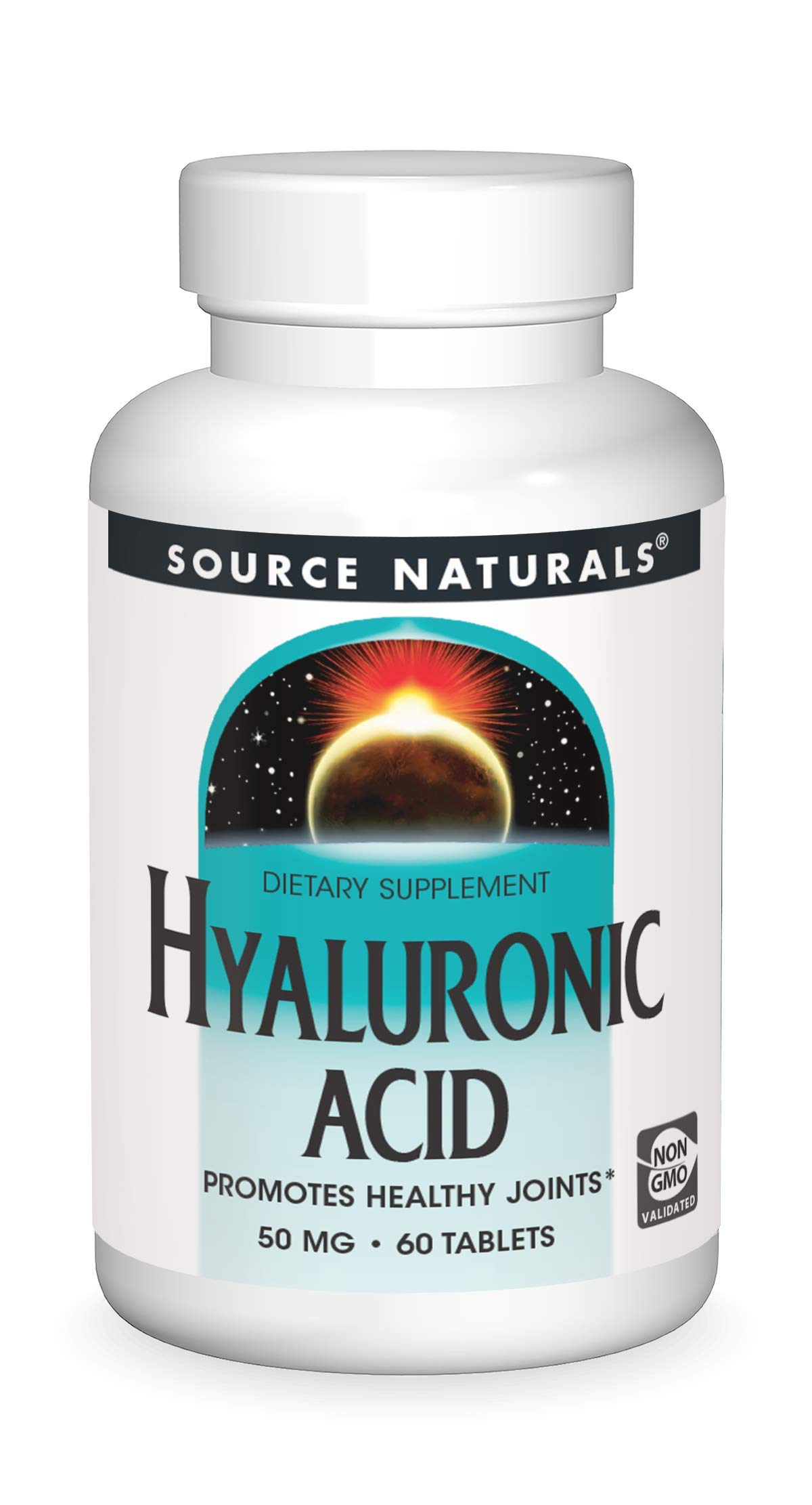 Source Naturals Hyaluronic Acid, 50mg, 60 Tablets