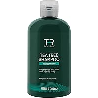 Tea Tree Shampoo, Invigorating Deep Clean Scalp Care, Refreshing Mint Scent, For All Hair Types, 10.14 oz