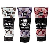 All Good Body & Hand Cream for Women & Men | Organic Daily Moisturizer for Dry Skin | Lavender Oil, Cocoa Butter, Rosehip Oil, Arnica, Vitamin E (Coconut, Lavender, Jasmine Rose)(3-Pack)