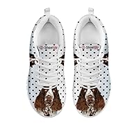 Kid's Sneakers - All Dog Print Kid's Casual Running Shoes (Choose Your Breed) (13 (Child), English Springer Spaniel)