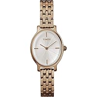 Timex Women's Milano Oval 24mm | Rose Gold-Tone Bracelet | Watch TW2R94000