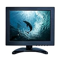 10.4'' inch 800x600 Square LCD Screen VGA PC Display Mini Portable VESA75 Wall-Mounted Desktop Monitor for Industrial Medical Device POS Ordering Machine, W104PN-271