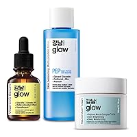Vitamin C Serum 1.01 fl oz & Multi-Peptide Skin Boosting Toner & Rejunol Mucin Facial Cream 3.7 floz - Mothers Day Gifts for Mom I Korean Skin Care I Face Moisturizer for Women