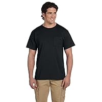 Jerzees Dri-Power Mens Active Pocket T-Shirt 3X-Large Black